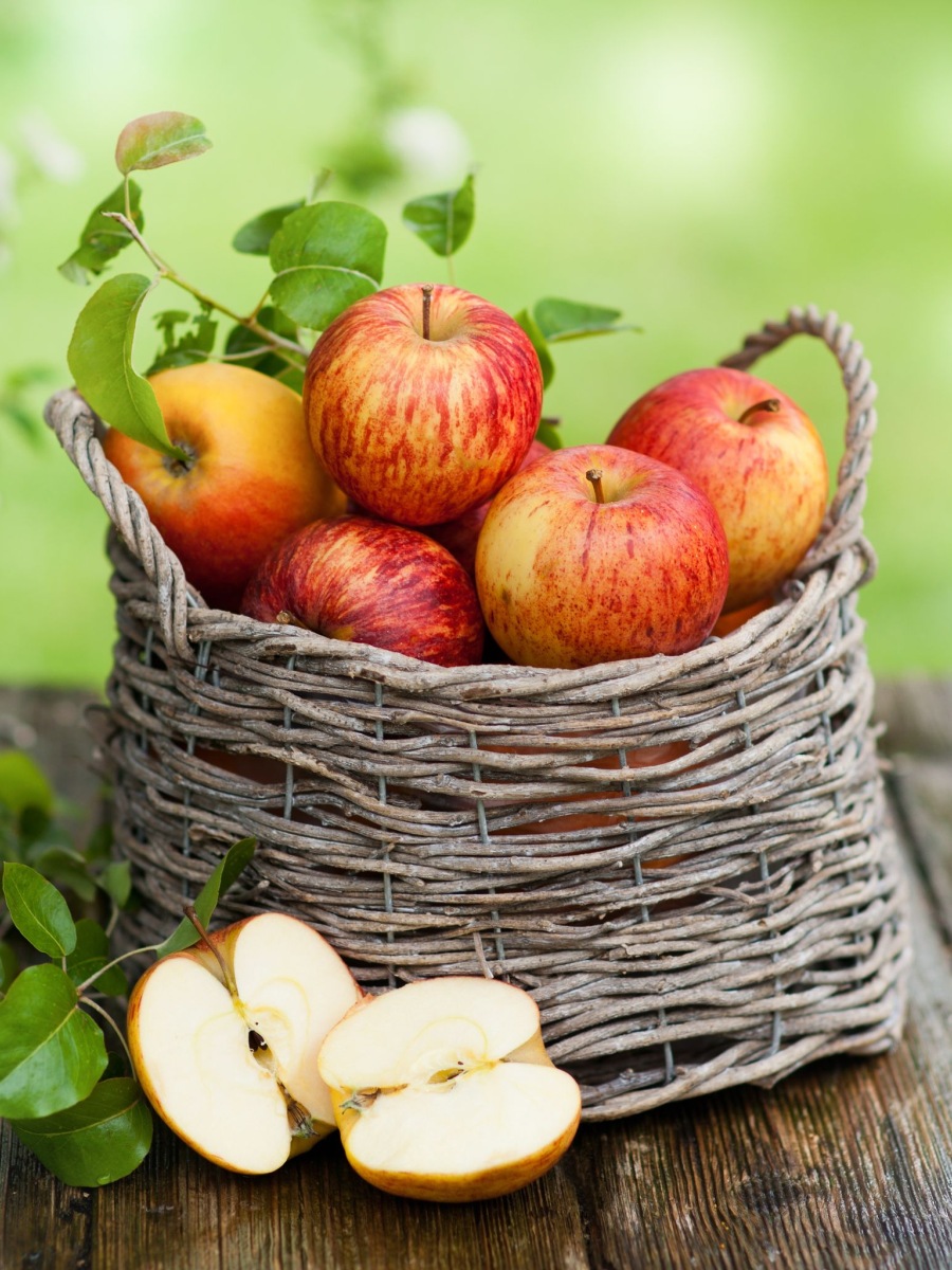 Gala Apples In A Basket