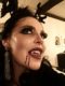 Katherine Heigl - Halloween vampire showing her fangs