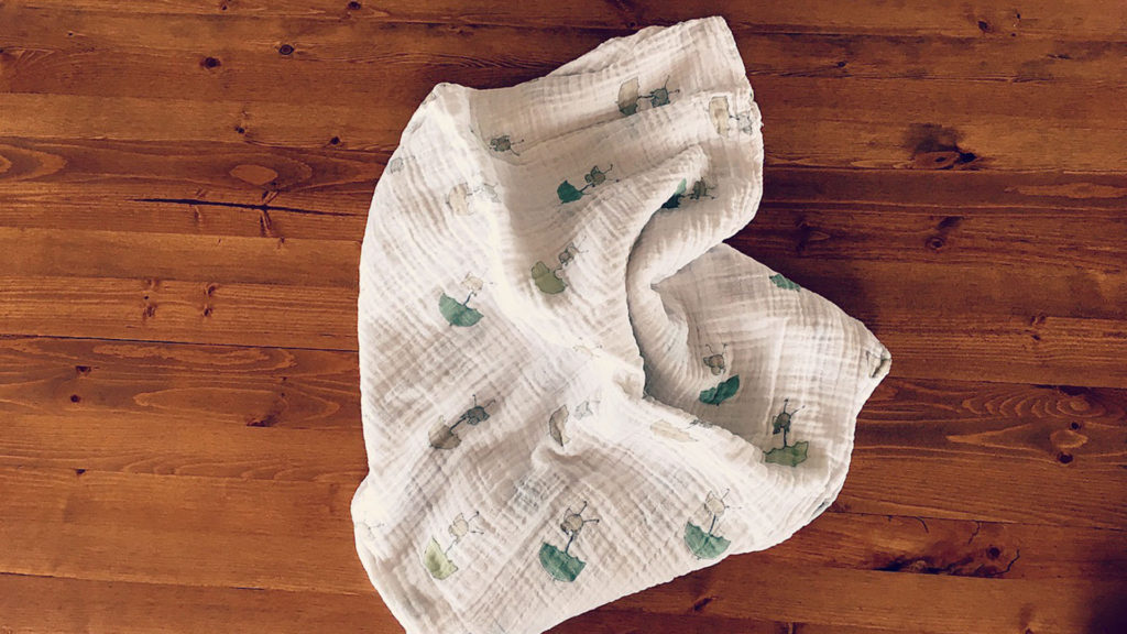 The perfect muslin swaddle!