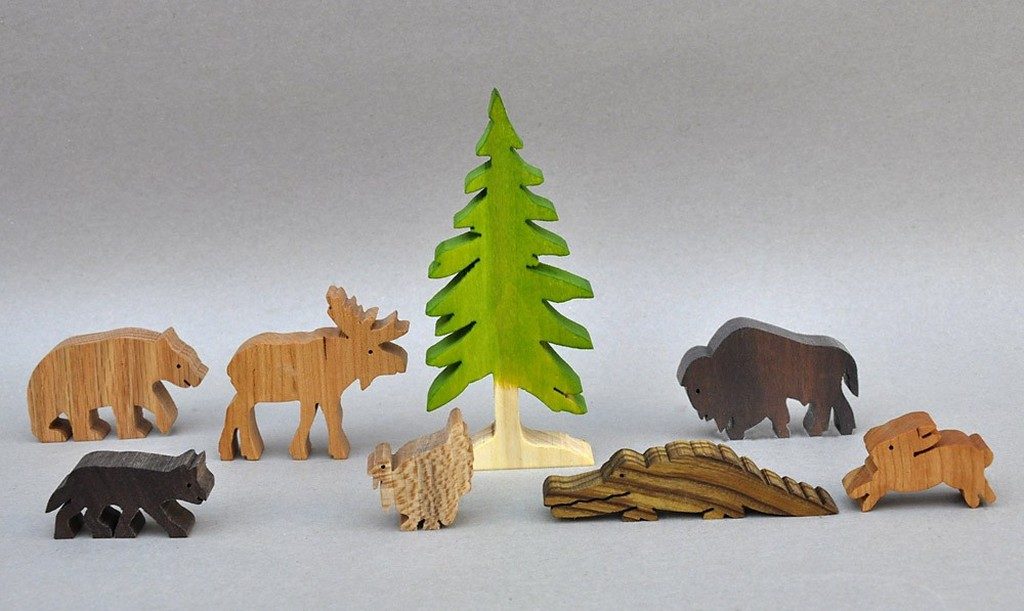 Arks And Animals Wooden Toys