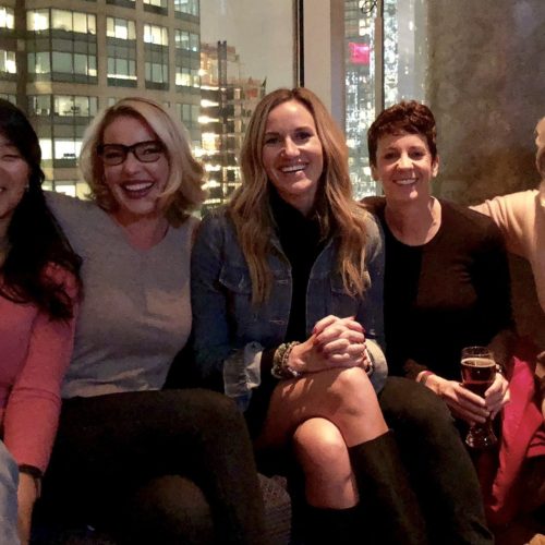 Katherine Heigl celebrating her birthday with family and friends