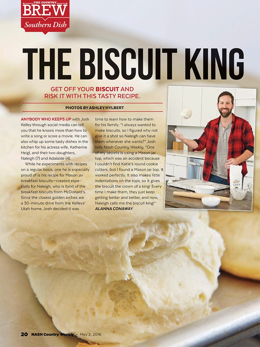 Josh Kelley - Country Weekly "The Biscuit King"